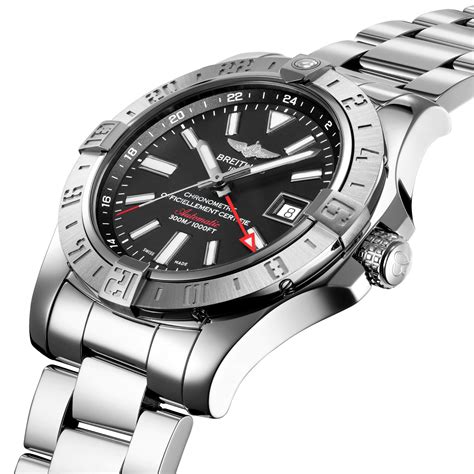 breitling avenger ii gmt blacksteel|breitling avenger ii gmt a32390.